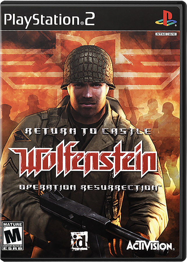 Return to Castle Wolfenstein cover art for PlayStation 2 (PS2) video game