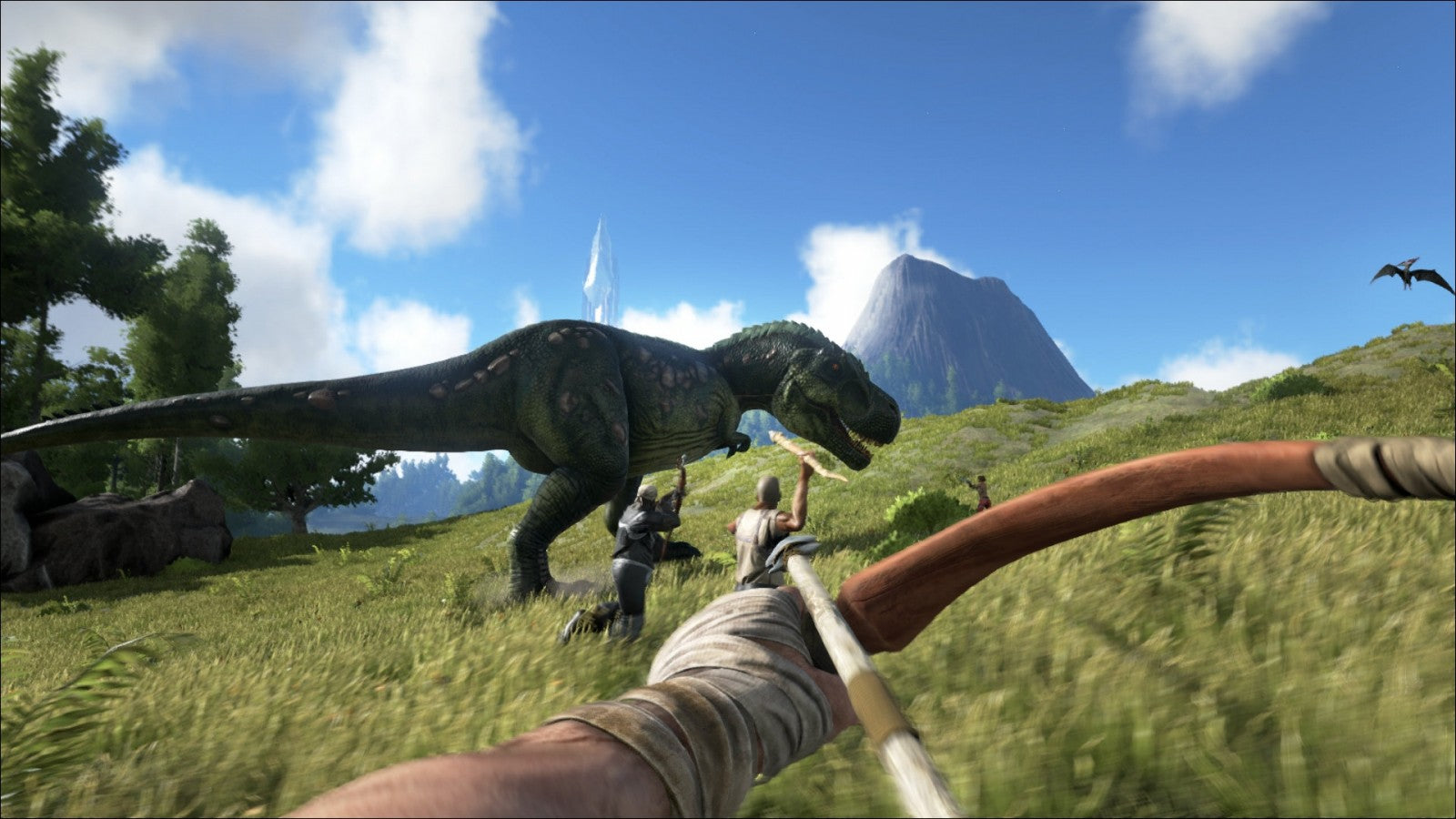 ARK Survival Evolved for retro video game enthusiasts featuring open world survival gameplay dinosaur taming and breeding resource gathering crafting systems base building mechanics multiplayer exploration prehistoric environments and collectible gaming appeal gameplay  