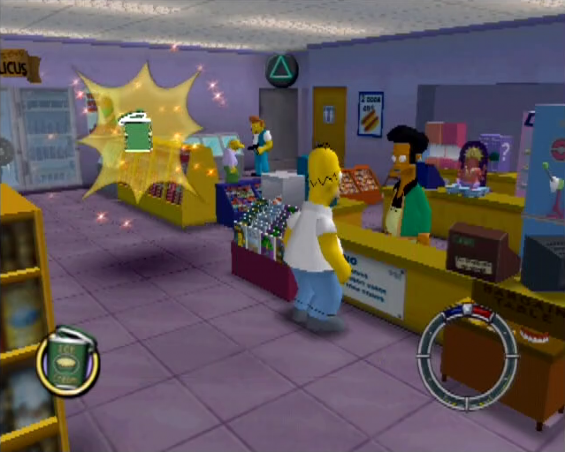 The Simpsons: Hit & Run – PlayStation 2 (PS2) video game gameplay, action-adventure driving.