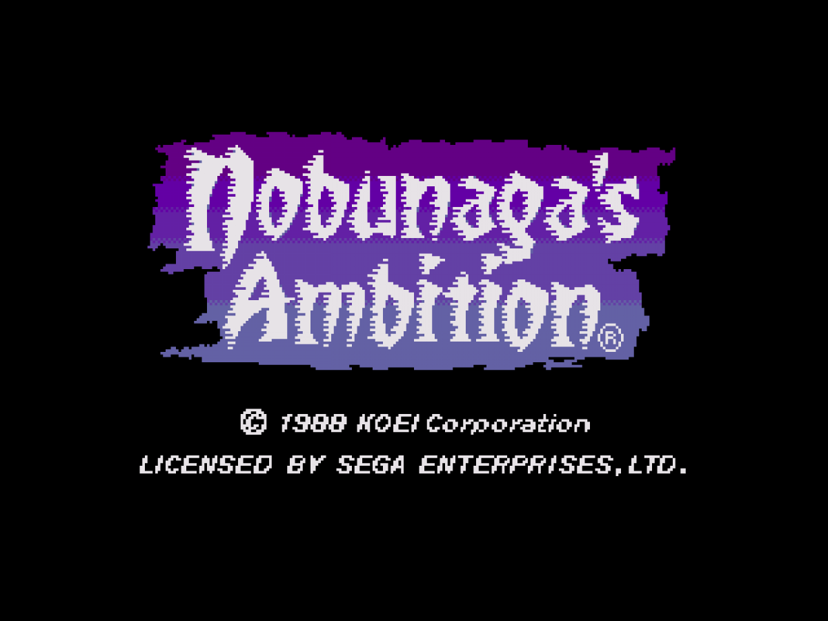 Nobunaga's Ambition Sega Genesis GEN for retro video game enthusiasts featuring historical strategy simulation gameplay feudal Japan conquest tactical warfare resource management diplomacy turn based decision making and collectible gaming appeal gameplay 