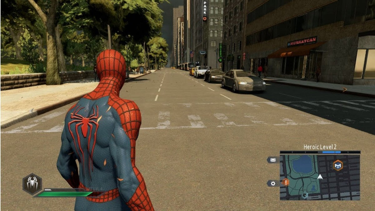 The Amazing Spider-Man 2 Nintendo DS action adventure game with web-slinging combat and missions based on the Marvel film story gameplay