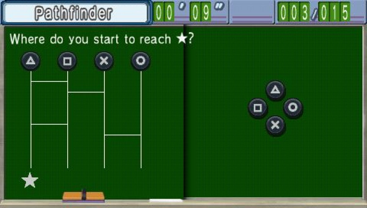 Mind Quiz gameplay for PlayStation Portable (PSP) puzzle video game