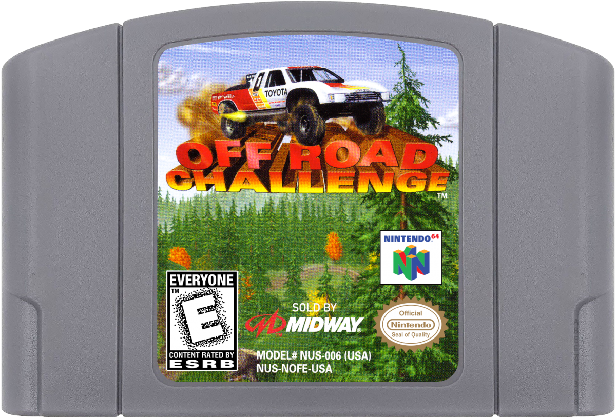 Off Road Challenge cartridge for Nintendo 64 (N64) video game