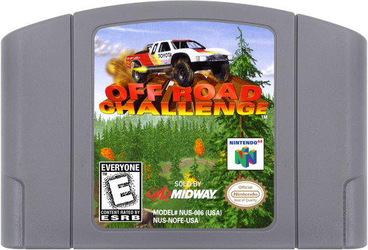 Off Road Challenge cartridge for Nintendo 64 (N64) video game