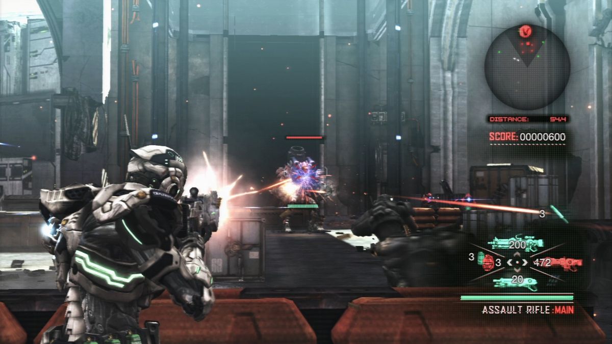 Vanquish gameplay for PlayStation 3 (PS3) video game