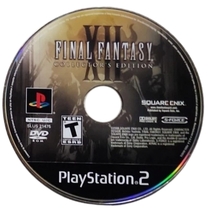 Final Fantasy XII [Collector's Edition] disc for PlayStation 2 (PS2) fantasy role-playing adventure video game