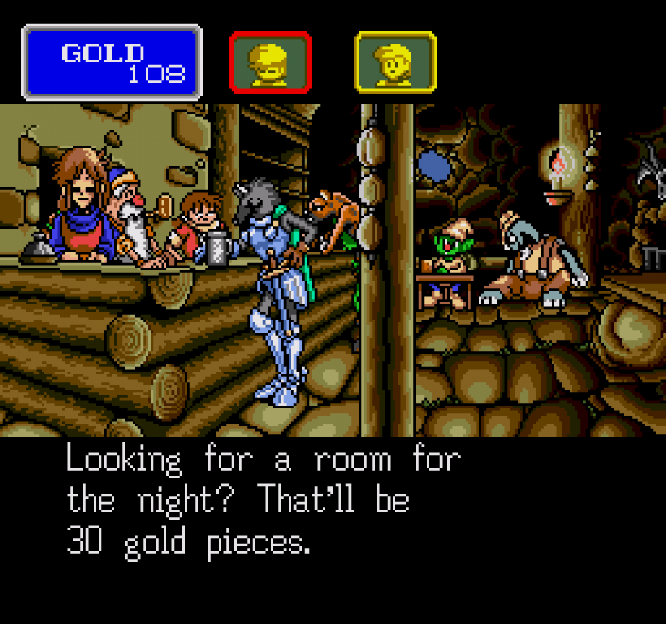 Shining in the Darkness Sega Genesis retro video game dungeon crawler RPG gameplay (1991)