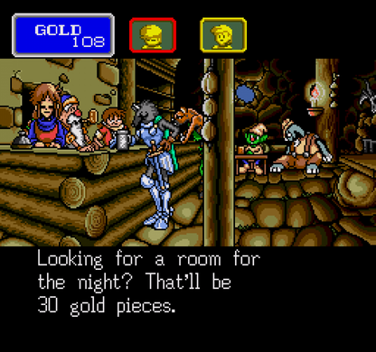 Shining in the Darkness Sega Genesis retro video game dungeon crawler RPG gameplay (1991)