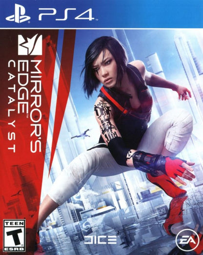 Mirror's Edge: Catalyst – PlayStation 4 (PS4) video game cover art, action adventure game