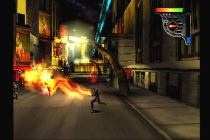 Apocalypse retro sci-fi action run and gun shooter game for PlayStation 1 (PS1) gameplay