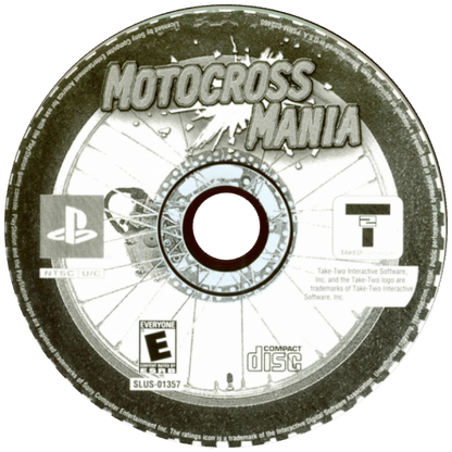 Motocross Mania disc for PlayStation 1 (PS1) video game