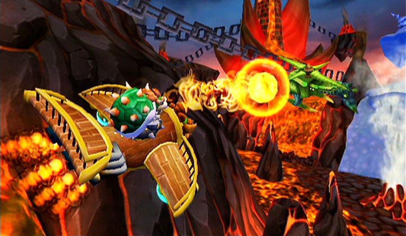 Skylanders: SuperChargers Racing – Nintendo Wii (Wii) kart racing action toys-to-life video game gameplay