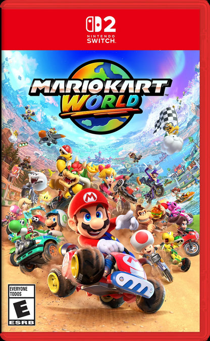 Mario Kart: World cover art for Nintendo Switch 2 (NS2) video game