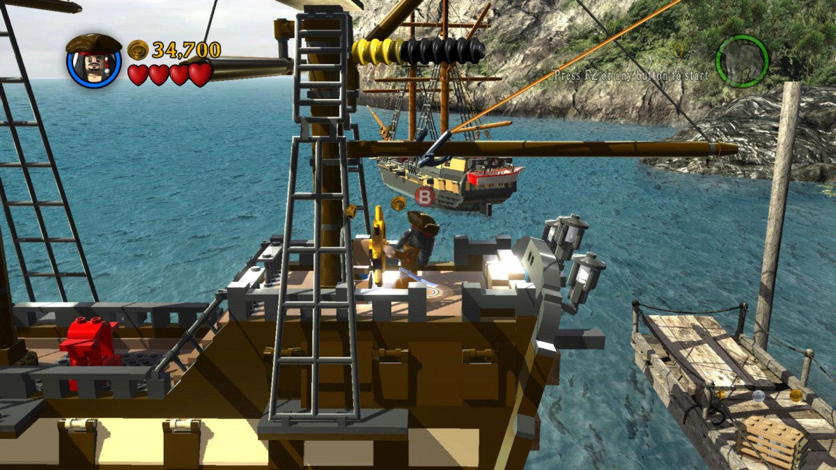 LEGO Pirates of the Caribbean: The Video Game – Nintendo Wii (Wii) action-adventure platformer video game gameplay