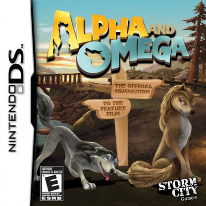 Alpha and Omega cover art for Nintendo DS (DS) animated family adventure video game