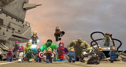 LEGO Marvel Super Heroes Xbox One for retro video game enthusiasts featuring action adventure gameplay LEGO styled superhero characters open world exploration cooperative puzzle solving comic inspired missions humorous storytelling and collectible gaming appeal gameplay