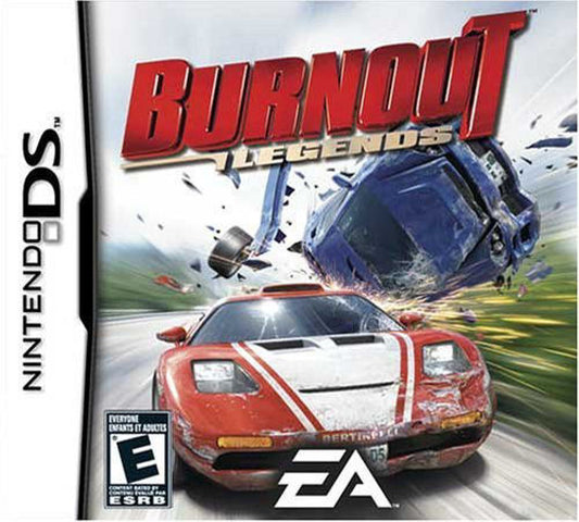 Burnout Legends cover art for Nintendo DS (DS) video game