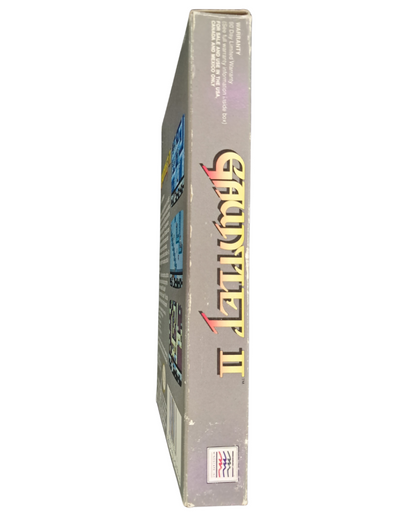 Gauntlet II for Nintendo Entertainment System dungeon crawler action game featuring Warrior Valkyrie Wizard and Elf characters maze exploration monster battles and cooperative multiplayer gameplay box side
