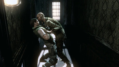 Resident Evil Origins Collection PlayStation 4 PS4 for retro video game enthusiasts featuring survival horror gameplay classic Resident Evil experiences exploration based puzzle solving tense atmospheric environments limited resources zombie and bio weapon encounters and collectible gaming appeal gameplay 