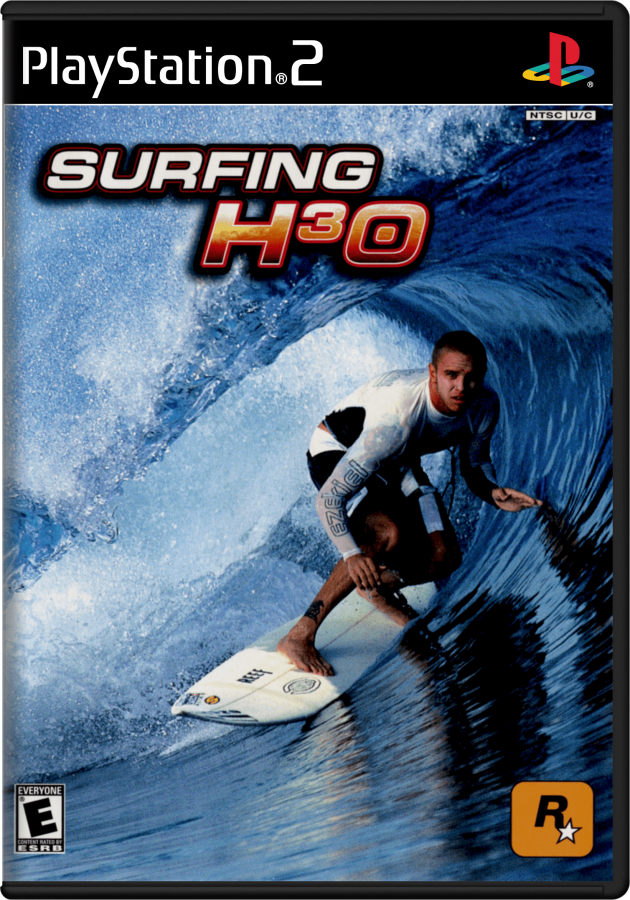 Surfing H30 – PlayStation 2 (PS2) video game cover image, extreme sports surfing.