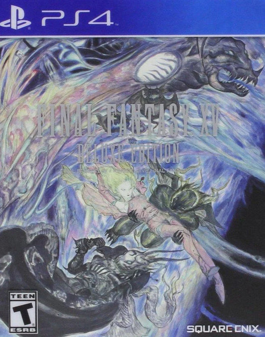 Final Fantasy XV [Deluxe Edition] – PlayStation 4 (PS4) video game cover image, action RPG by Square Enix