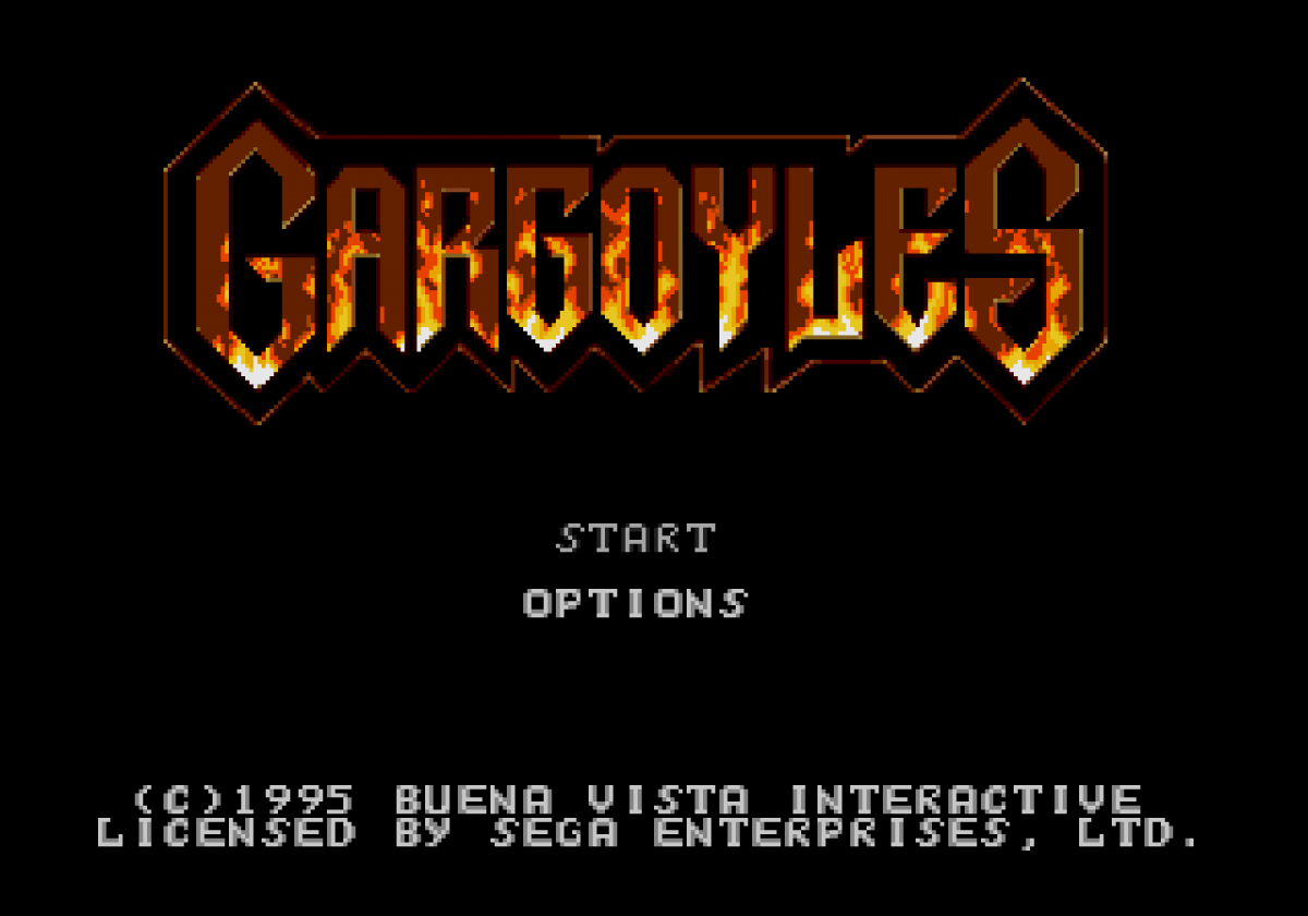 Gargoyles Sega Genesis GEN for action platforming video game fans featuring Goliath and the Gargoyles cast side scrolling combat dark fantasy environments powerful attacks enemy battles challenging stages atmospheric visuals and classic Sega Genesis gameplay collectible retro gaming appeal gameplay