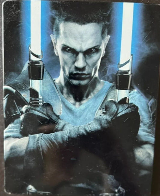 Star Wars The Force Unleashed II Collector’s Edition Steelbook Xbox 360 video game, action adventure, Force-powered combat, Star Wars franchise console title front cover
