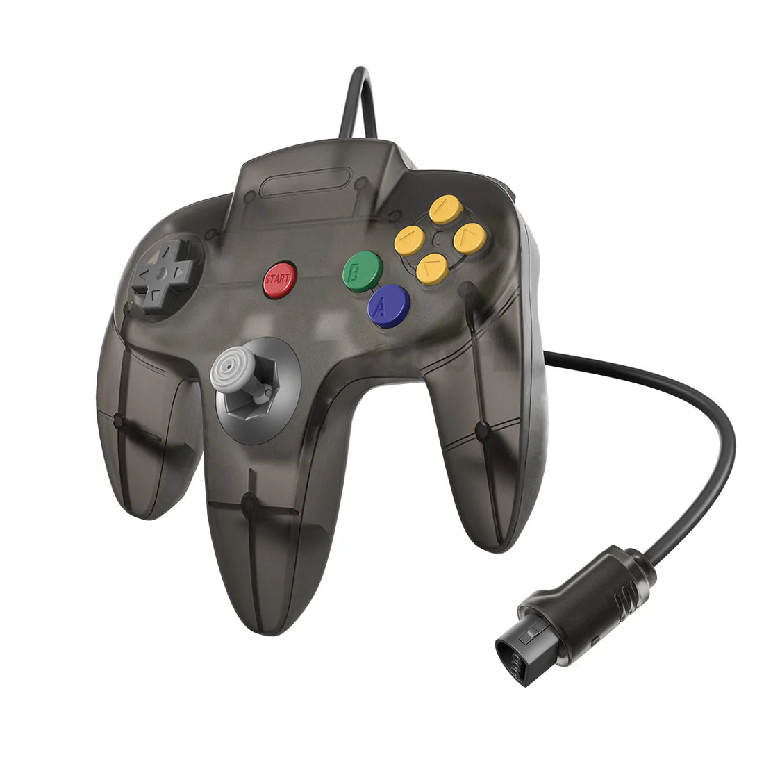 XYAB brand Shadow Nintendo 64 controller wired gaming accessory