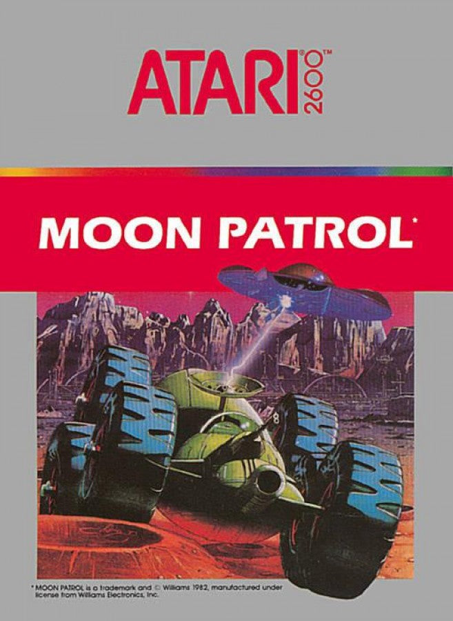 Moon Patrol cover art for Atari 2600 (2600) video game