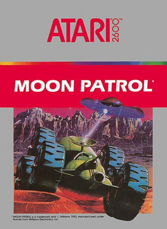 Moon Patrol cover art for Atari 2600 (2600) video game