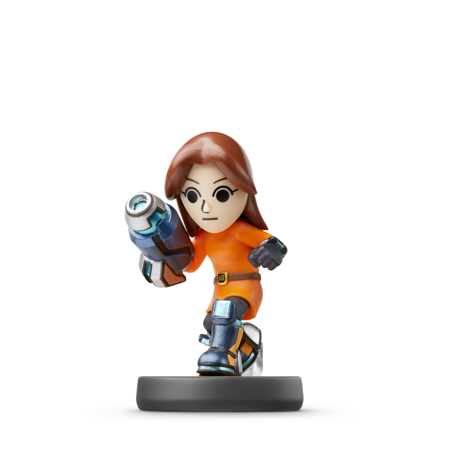 Mii Gunner Amiibo Super Smash Bros Series Nintendo Amiibo collectible figure featuring Mii Gunner from the Super Smash Bros series NFC compatible character toy for Switch Wii U and 3DS games