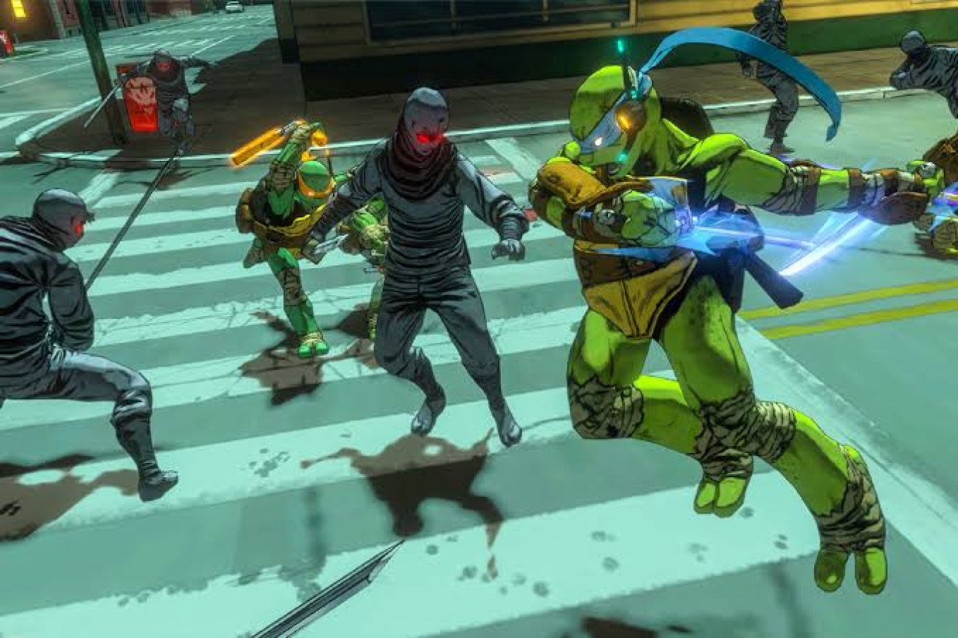 Teenage Mutant Ninja Turtles Mutants in Manhattan PlayStation 3 PS3 for action fighting video game fans featuring Leonardo Michelangelo Donatello and Raphael fast paced ninja combat Manhattan environments mutant enemies boss battles special attacks cooperative gameplay and comic book inspired TMNT adventure collectible gaming appeal gameplay