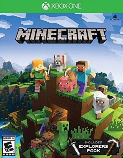 Minecraft cover art for Xbox One (XONE) sandbox video game