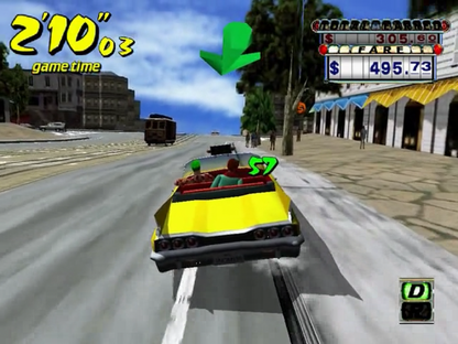 Crazy Taxi gameplay for Sega Dreamcast (DC) video game