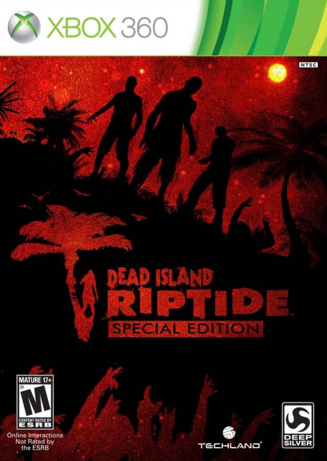 Dead Island Riptide Special Edition Xbox 360 X360 for retro video game enthusiasts featuring first person zombie survival gameplay tropical island exploration intense melee combat weapon customization cooperative multiplayer missions and collectible gaming appeal front cover art