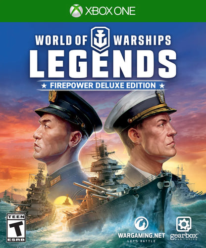 World of Warships Legends [Firepower Deluxe Edition] – Xbox One (XONE) cover art for naval warfare strategy video game
