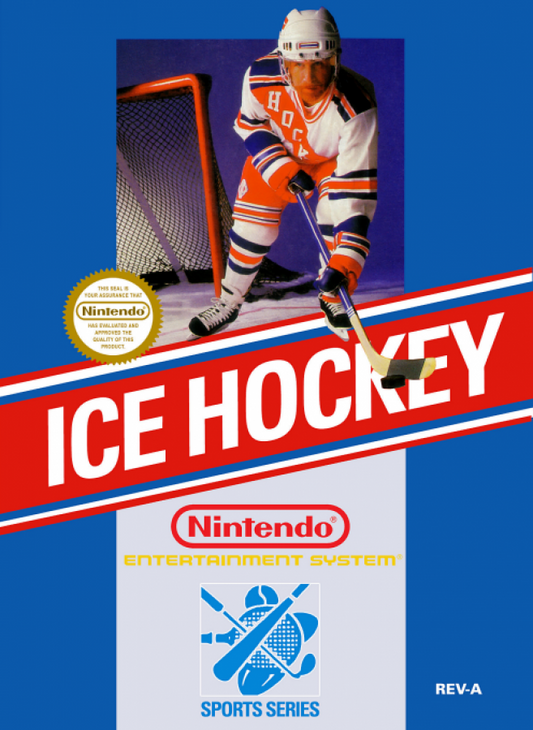 Ice Hockey cover art for Nintendo Entertainment System (NES) video game