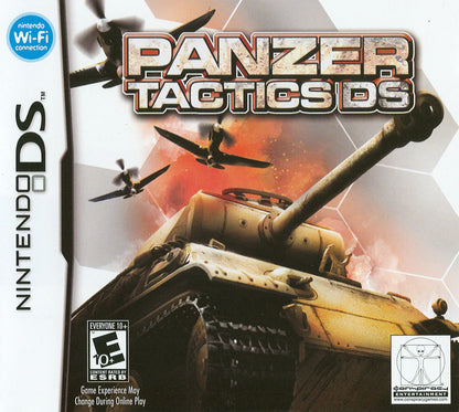 Panzer Tactics cover art for Nintendo DS (DS) turn-based strategy war video game