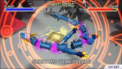 Invizimals Shadow Zone PlayStation Portable PSP gameplay for retro video game enthusiasts featuring augmented reality creature hunting gameplay monster collection and battles stealth exploration mechanics hidden world discovery systems and portable handheld interactive gaming experience and collectible gaming appeal