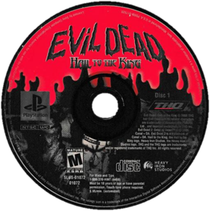 Evil Dead Hail to the King Sega Dreamcast retro video game survival horror disc
