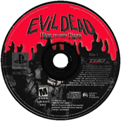 Evil Dead Hail to the King Sega Dreamcast retro video game survival horror disc