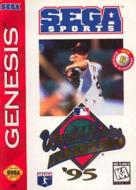 World Series Baseball 95 cover art for Sega Genesis (GEN) video game