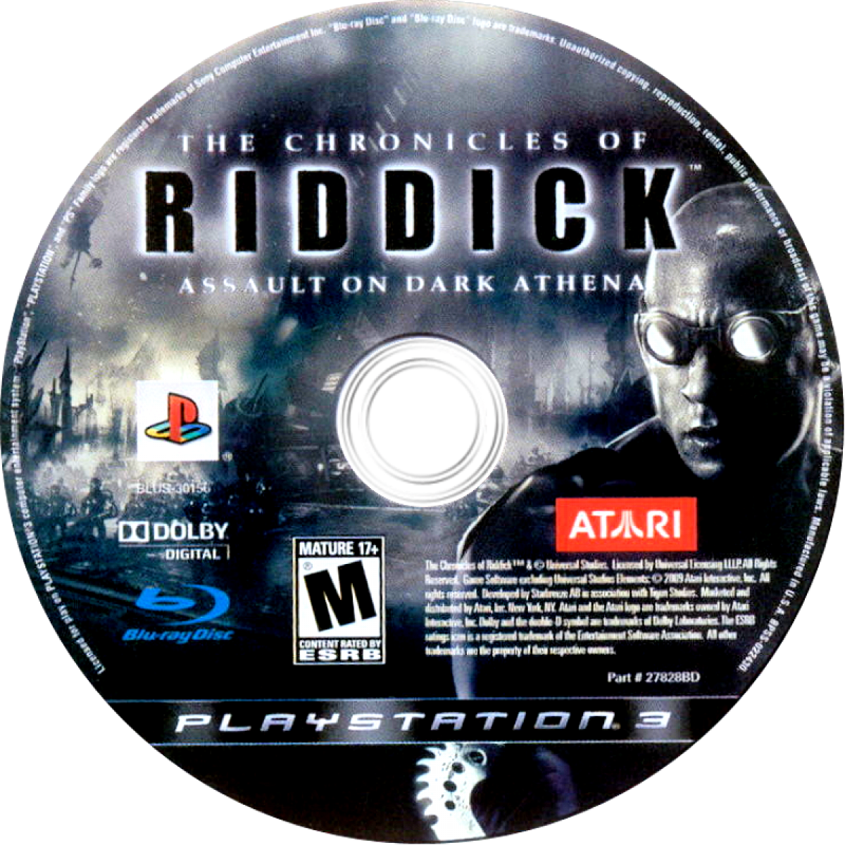 The Chronicles of Riddick Assault on Dark Athena PlayStation 3 first-person shooter stealth action sci-fi video game combining Escape from Butcher Bay remake with new Dark Athena campaign disc
