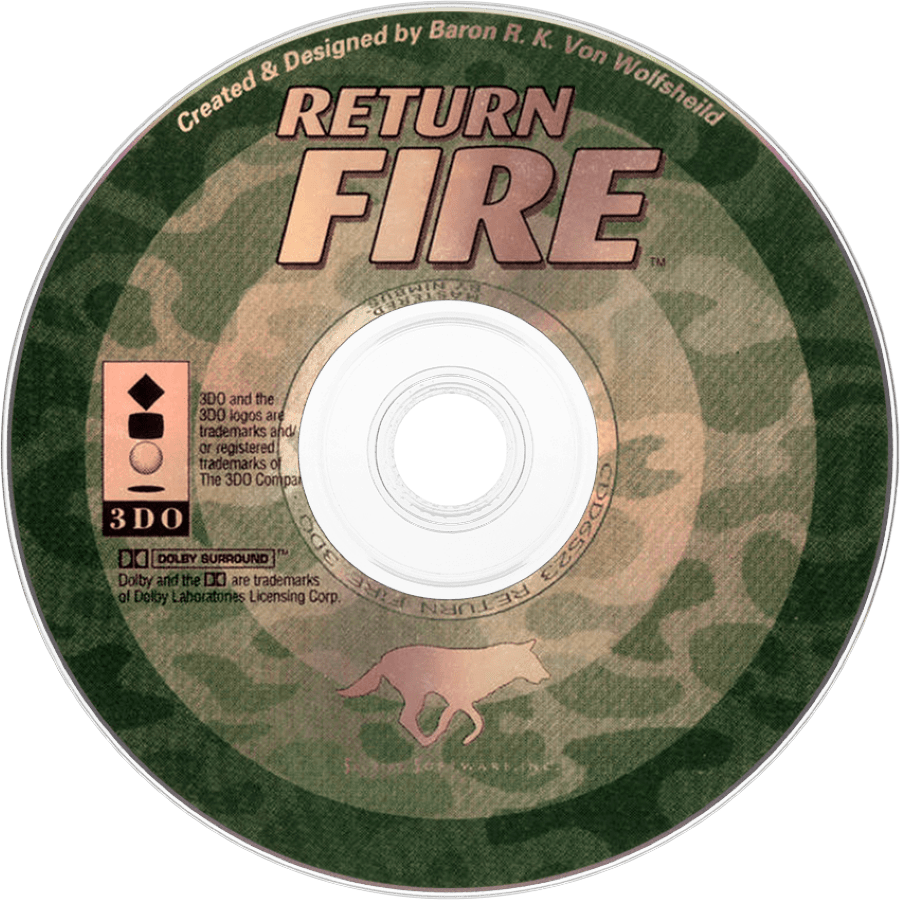 Return Fire disc for Panasonic 3DO (3DO) vehicular combat strategy video game