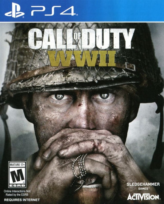 Call of Duty: WWII cover art for PlayStation 4 (PS4) first-person shooter video game