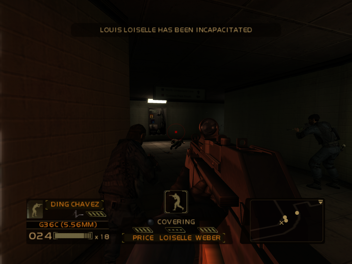 Tom Clancys Rainbow Six 3 Black Arrow Xbox tactical shooter first-person shooter game team-based counter-terrorism missions and online multiplayer combat gameplay screenshot