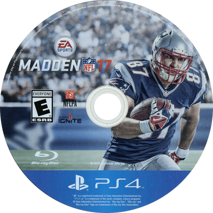 Madden NFL 17 [Deluxe Edition] – PlayStation 4 (PS4) video game disc, American football sports game.