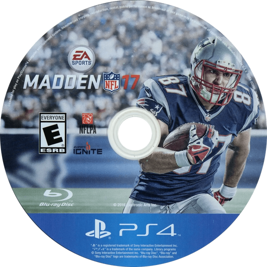 Madden NFL 17 [Deluxe Edition] – PlayStation 4 (PS4) video game disc, American football sports game.