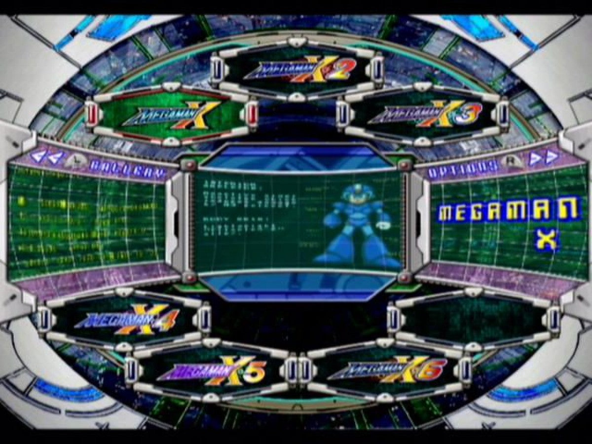 Mega Man X Collection gameplay for GameCube (GC) action platformer video game compilation
