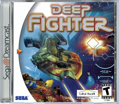 Deep Fighter Sega Dreamcast retro video game underwater action adventure cover art